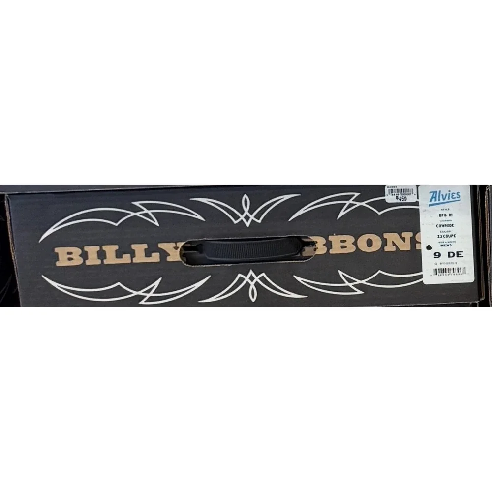 NEW $459 Alvies Billy Gibbons ZZ Top BFG Red Leather 9 DE 